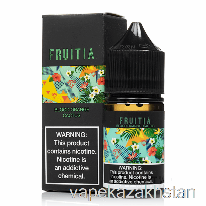 Vape Disposable Blood Orange Cactus - Fruitia Salts - 30mL 50mg